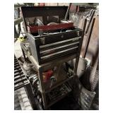 Cart with tools and welding rods