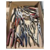 Side cutters and needle nose pliers