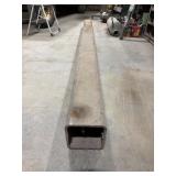 6x6 3/8 wall square tubing 107in long