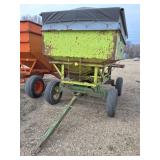 Parker gravity wagon w/roll tarp used as seed