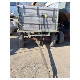 Badge box wagon w/ JD running gear and hoist