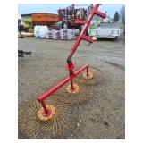 3 wheel hay rake tonutti p3/94 3pt.