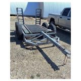 Homemade Skidloader trailer with ramps NO TITLE