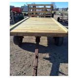 New flat rack bed w/running gear