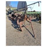 Disc plow on steel wheels