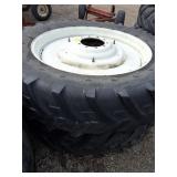 1 set of 2 tractor tires Michelin 480/80 R50 w/