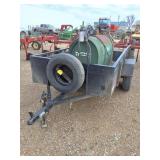 Fuel tank and trailer w/ 12 volt pump