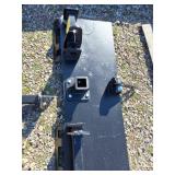 Shidloder plate w/3pt receiver hitch