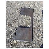 U shaped skidliader plate