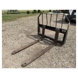 Tomahawk 2800lb Skid Loader Forks