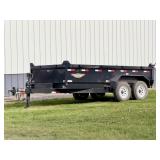 2017 H&H 14ft Dump Trailer
