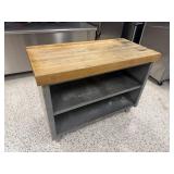 Butcher Block Island 48x25in