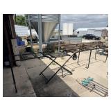 Miter saw folding stand