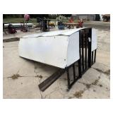 Full size pickup livestock hauler