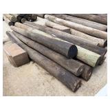 10- 6in treated fence posts 78in+/-