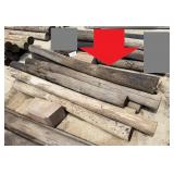 10- 6in treated fence posts 80in+/-