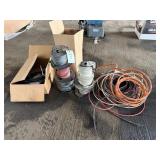 various wiring and plugs