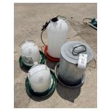 Chicken waterers one heated