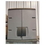Rubbermaid cabinet w/contents