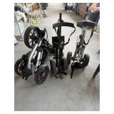 Golf club walking caddies