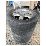 4- dodge 215/65R16 wheels and tires
