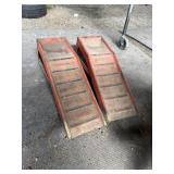 Automotive service ramps