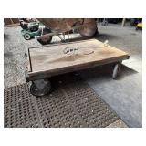 Pull type 4 wheel cart