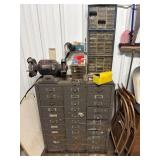 Hardware, organizer and bench grinder