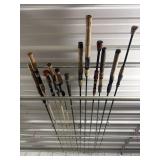 12 fishing rods no reels