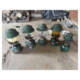 5- Coleman lanterns