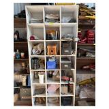 Shelving unit and contents