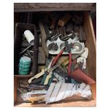 Taps and tools drawer contents
