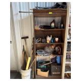 Shelving unit with contents