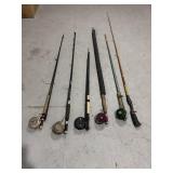 5- fly fishing poles