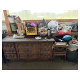 Dresser and contents