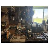 Wall and bench contents