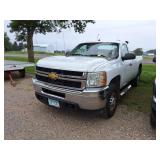 2012 Chev 2500 reg cab 4X4 pickup with snow blade