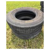 2-Double coin 295/74R 22.5 tires TR 100
