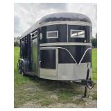4-horse livestock trailer tandem axel divider