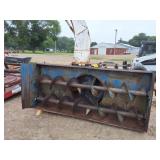 9 ft tractor dual auger dual stage snowblower