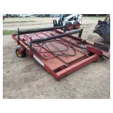 Farmland  bale accumulator