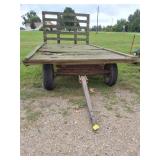Flat rack with running gear