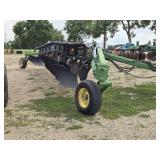 J.D. 3710 9 BOTTOM onland pull type plow