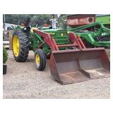 J.D. 2030 Gas tractor wide front Vaughn all hyd