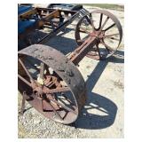 Iro wheels and axle