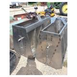 2-stainless steel hog feeders