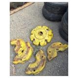 Wheel weights 4-halfs and 2- whole all one money
