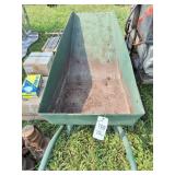 Steel wheel barrow