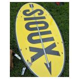 Large two sided SIOUX Sign