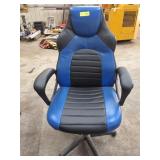 Blue and Black office chair